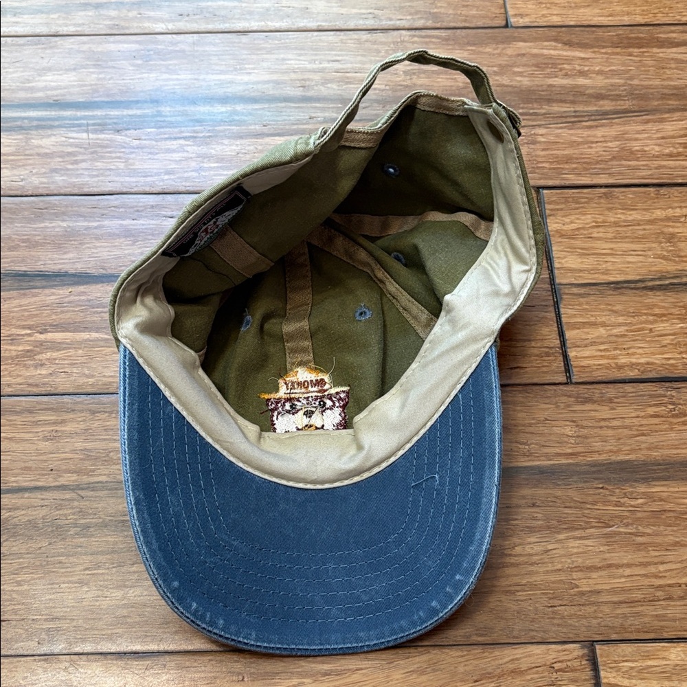 Smokey the Bear Only You Vintage Embroidered Baseball Hat Adjustable Strap back - Picture 7 of 8
